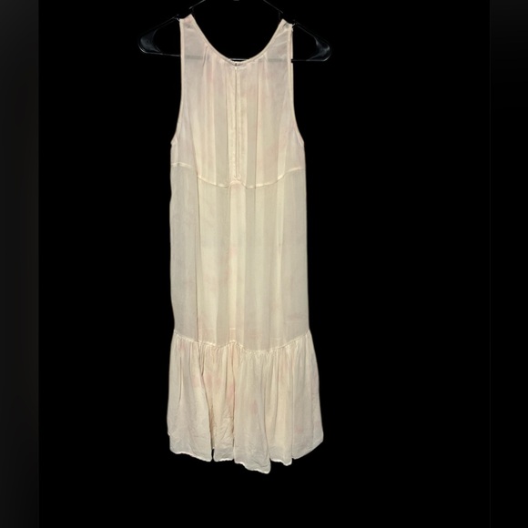 Wilfred Dresses & Skirts - Wilfred White Pleated Halter Midi Dress